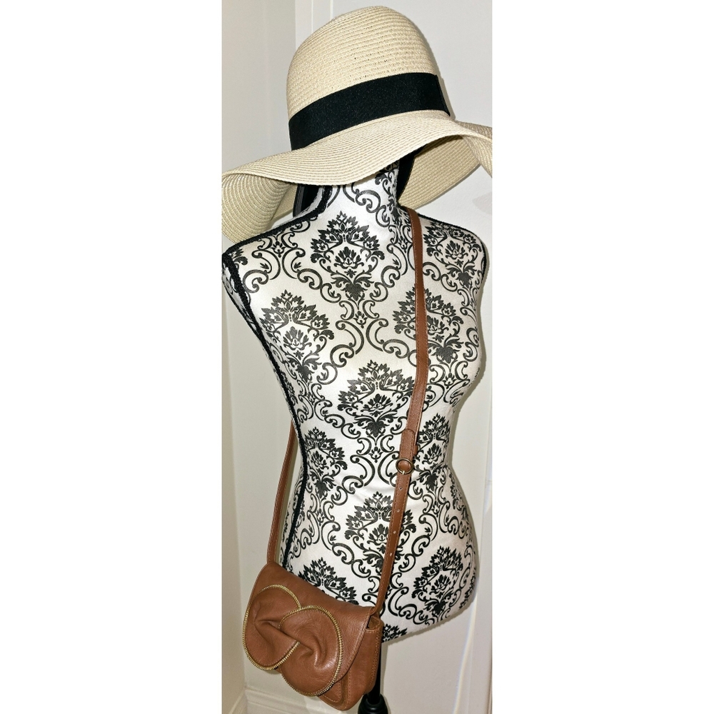 See By Chloe Brown Leather Ribbon Crossbody Bag - Picture 2 of 9